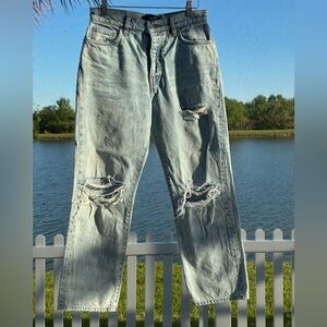 AMIRI Light Blue Distressed Woman’s Jeans